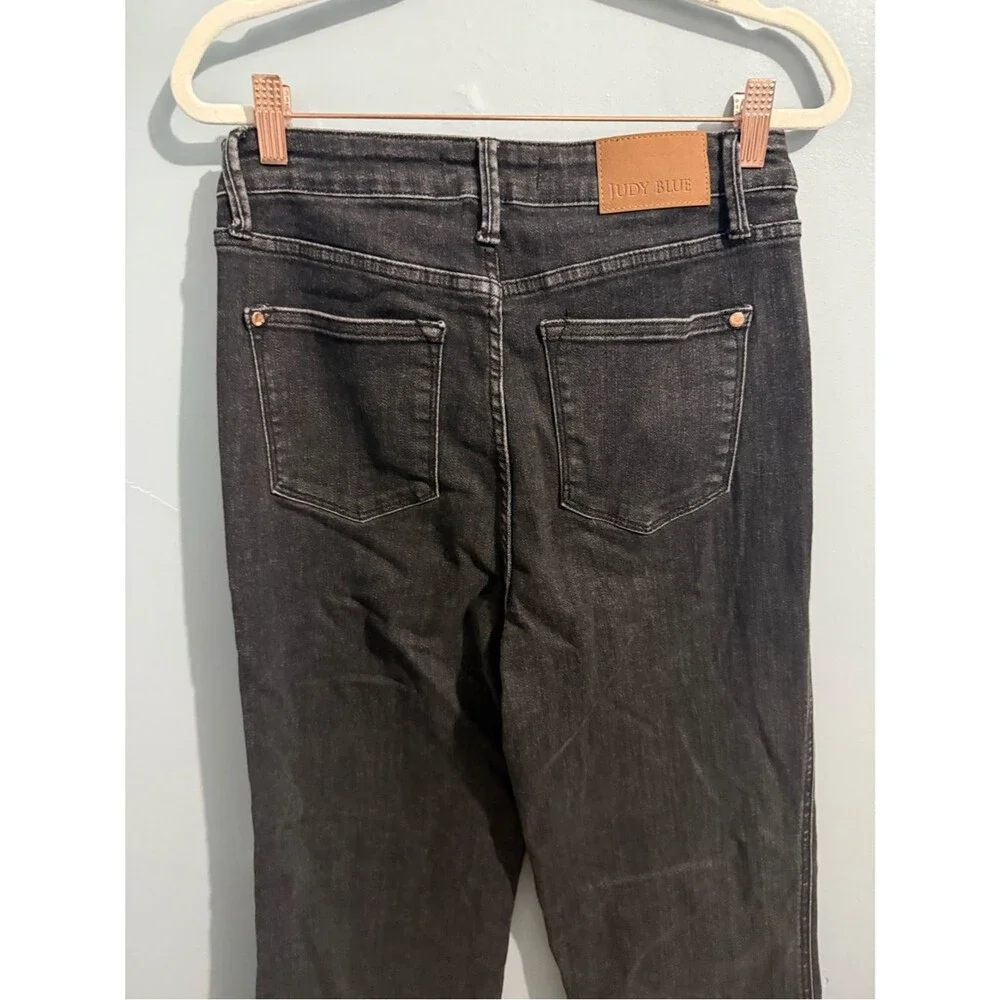 Judy Blue black straight-fit jeans Size 9/29 - Picture 5 of 7